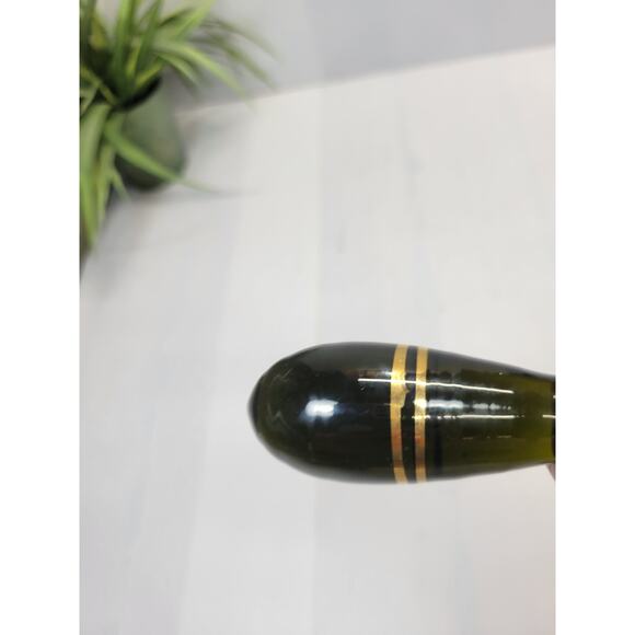 Vintage Decanter Stopper Dark Green Glass Tear Drop Replacement - Picture 4 of 4